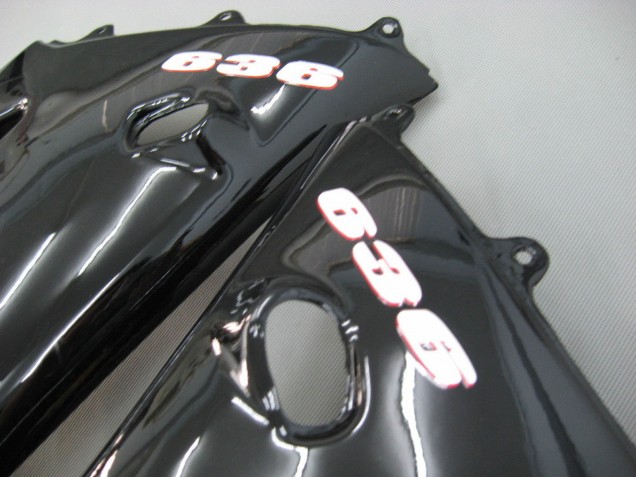 Billige Glänzendes Schwarz 2003-2004 Kawasaki ZX6R Motorrad Verkleidung