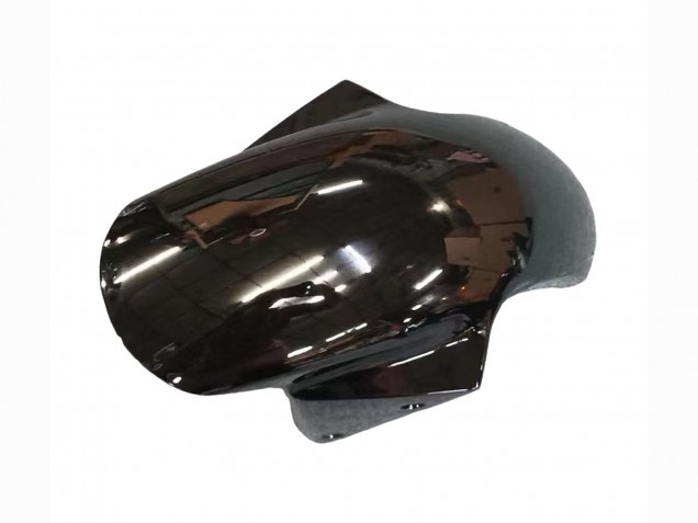 Billige Glänzendes Schwarz Rot Flamme 2003-2004 Kawasaki ZX6R Motorrad Verkleidung