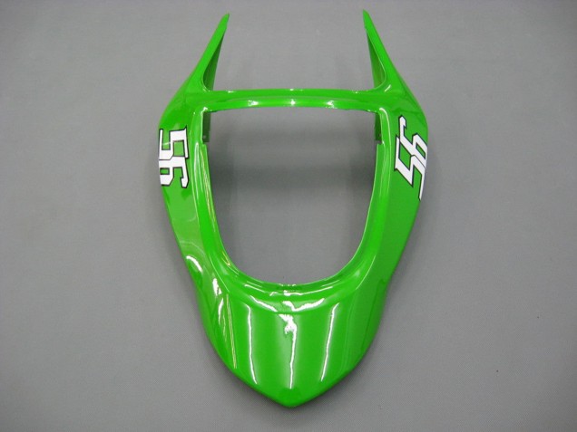 Billige Grün Weiß Schwarz Elf Bridgestone 2003-2004 Kawasaki ZX6R Motorrad Verkleidung