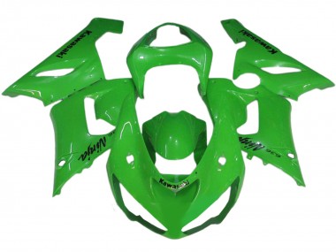 Billige Grün 2005-2006 Kawasaki ZX6R Motorrad Verkleidung