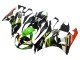 Billige Grün Glänzendes Schwarz Gelb Weiß Rot Elf Monster 2009-2012 Kawasaki ZX6R Motorrad Verkleidung