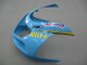Billige Hellblau Gelb Schwarz Motul Rizla 2000-2002 Suzuki GSXR1000 Motorrad Verkleidung