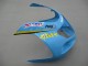 Billige Hellblau Gelb Schwarz Motul Rizla 2000-2002 Suzuki GSXR1000 Motorrad Verkleidung