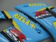 Billige Hellblau Gelb Schwarz Motul Rizla 2000-2002 Suzuki GSXR1000 Motorrad Verkleidung