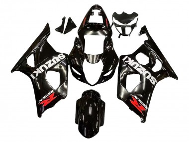 Billige Glänzendes Schwarz Weiß Rot Aufkleber 2003-2004 Suzuki GSXR 1000 Motorrad Verkleidung