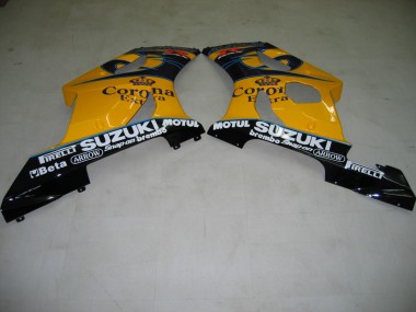 Billige Gelb Weiß Blau Schwarz Corona 2003-2004 Suzuki GSXR 1000 Motorrad Verkleidung