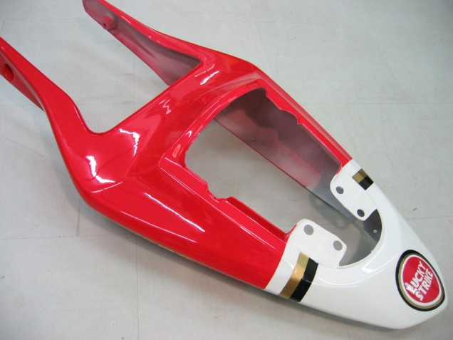 Billige Weiß Rot Motul Lucky Strike 2003-2004 Suzuki GSXR 1000 Motorrad Verkleidung