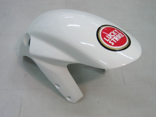 Billige Weiß Rot Motul Lucky Strike 2003-2004 Suzuki GSXR 1000 Motorrad Verkleidung
