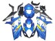 Billige Blau Gelb Schwarz 2007-2008 Suzuki GSXR 1000 Motorrad Verkleidung