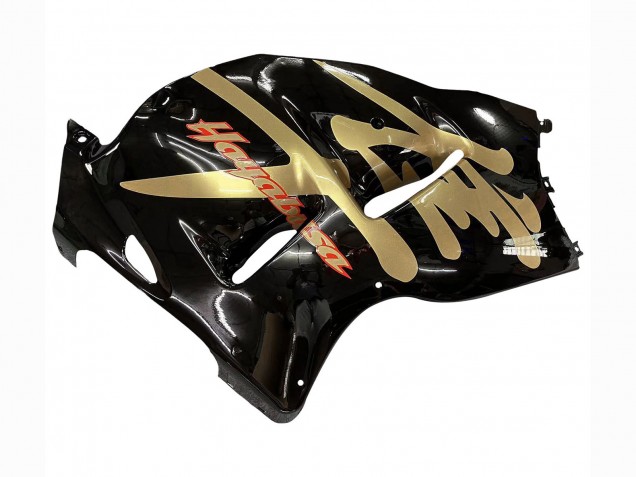 Billige Glänzendes Schwarz Gold Hayabusa 1996-2007 Suzuki GSXR 1300 Hayabusa Motorrad Verkleidung