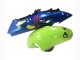 Billige Blau Grün Hai 46 1996-2007 Suzuki GSXR 1300 Hayabusa Motorrad Verkleidung