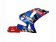 Billige Blau Rot Rennen 2001-2003 Suzuki GSXR 600 / GSXR 750 Motorrad Verkleidung