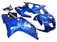 Billige Blau mit Weiß Flamme 2001-2003 Suzuki GSXR 600 / GSXR 750 Motorrad Verkleidung