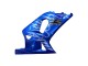 Billige Blau mit Weiß Flamme 2001-2003 Suzuki GSXR 600 / GSXR 750 Motorrad Verkleidung