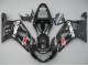 Billige Glänzendes Schwarz Rot Weiß 2001-2003 Suzuki GSXR 600 / GSXR 750 Motorrad Verkleidung