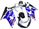 Billige Blau Weiß Glänzendes Schwarz Rot 2001-2003 Suzuki GSXR 600 / GSXR 750 Motorrad Verkleidung