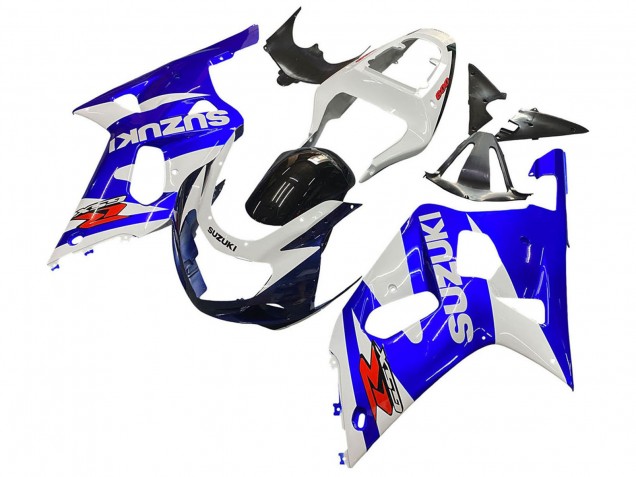 Billige Weiß Blau Glänzendes Schwarz Rot 2001-2003 Suzuki GSXR 600 / GSXR 750 Motorrad Verkleidung
