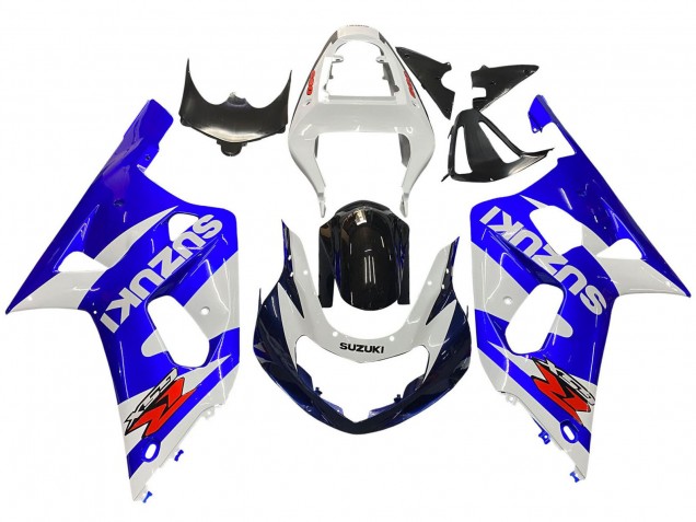 Billige Weiß Blau Glänzendes Schwarz Rot 2001-2003 Suzuki GSXR 600 / GSXR 750 Motorrad Verkleidung