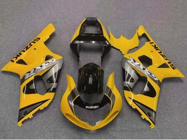 Billige Gelb Grau Glänzendes Schwarz 2001-2003 Suzuki GSXR 600 / GSXR 750 Motorrad Verkleidung