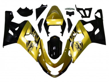 Billige Gold Schwarz 2004-2005 Suzuki GSXR 600 / GSXR 750 Motorrad Verkleidung