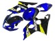 Billige Blau Gelb Schwarz 2004-2005 Suzuki GSXR 600 / GSXR 750 Motorrad Verkleidung