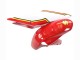 Billige Weiß Rot Gelb Michelin Texaon Heron 7 2004-2005 Suzuki GSXR 600 / GSXR 750 Motorrad Verkleidung