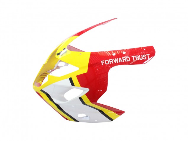 Billige Weiß Rot Gelb Michelin Texaon Heron 7 2004-2005 Suzuki GSXR 600 / GSXR 750 Motorrad Verkleidung