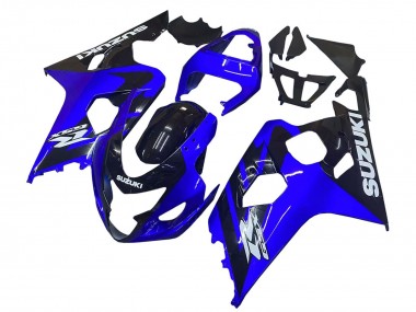 Billige Blau Schwarz Weiß Aufkleber 2004-2005 Suzuki GSXR 600 / GSXR 750 Motorrad Verkleidung