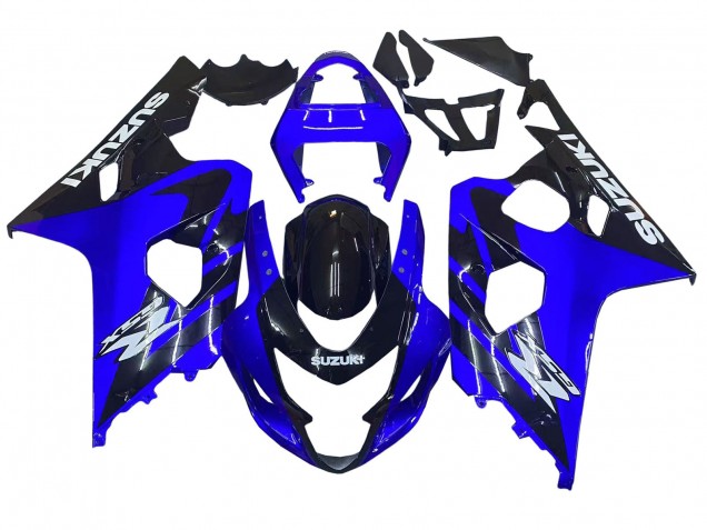 Billige Blau Schwarz Weiß Aufkleber 2004-2005 Suzuki GSXR 600 / GSXR 750 Motorrad Verkleidung