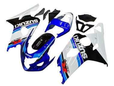 Billige Weiß Blau Schwarz Rot 2004-2005 Suzuki GSXR 600 / GSXR 750 Motorrad Verkleidung