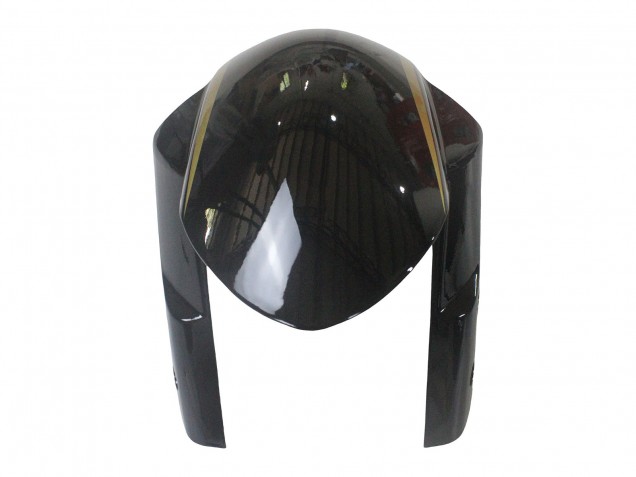 Billige Glänzendes Schwarz Gold Streifen 2006-2007 Suzuki GSXR 600 / GSXR 750 Motorrad Verkleidung