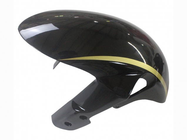Billige Glänzendes Schwarz Gold Streifen 2006-2007 Suzuki GSXR 600 / GSXR 750 Motorrad Verkleidung