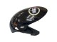 Billige Glänzendes Schwarz Weiß Motul Lucky Strike 2006-2007 Suzuki GSXR 600 / GSXR 750 Motorrad Verkleidung