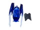 Billige Blau Weiß Rot 2008-2010 Suzuki GSXR 600 / GSXR 750 Motorrad Verkleidung Kit