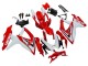 Billige Weiß Rot Schwarz 2008-2010 Suzuki GSXR 600 / GSXR 750 Motorrad Verkleidung