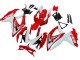 Billige Weiß Rot Schwarz 2008-2010 Suzuki GSXR 600 / GSXR 750 Motorrad Verkleidung