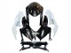 Billige Weiß Schwarz 2008-2010 Suzuki GSXR 600 / GSXR 750 Motorrad Verkleidung