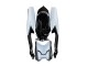 Billige Weiß Schwarz 2008-2010 Suzuki GSXR 600 / GSXR 750 Motorrad Verkleidung