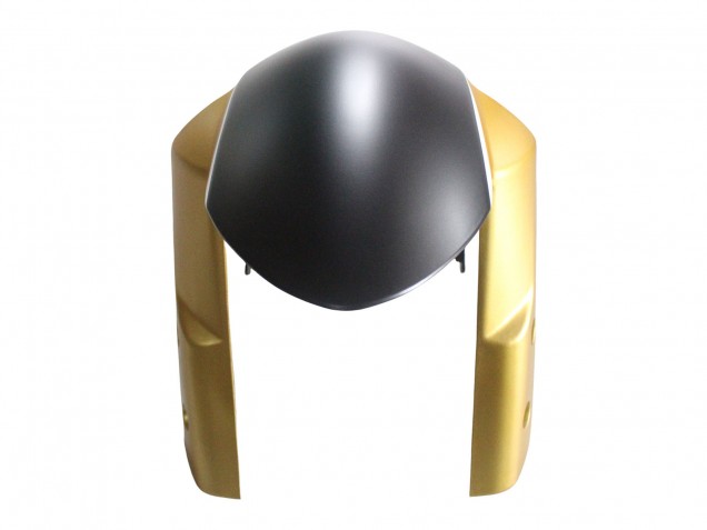 Billige Matt Schwarz Weiß Gold 2008-2010 Suzuki GSXR 600 / GSXR 750 Motorrad Verkleidung