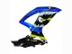 Billige Blau Fluoreszierendes Grün Hai 2008-2010 Suzuki GSXR 600 / GSXR 750 Motorrad Verkleidung