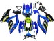 Billige Blau Fluoreszierendes Grün Hai 2008-2010 Suzuki GSXR 600 / GSXR 750 Motorrad Verkleidung