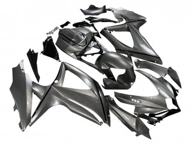 Billige Matt Grau Schwarz 2008-2010 Suzuki GSXR 600 / GSXR 750 Motorrad Verkleidung