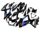 Billige Glänzendes Schwarz Blau 2008-2010 Suzuki GSXR 600 / GSXR 750 Motorrad Verkleidung