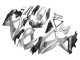 Billige Silber Matt Schwarz 2008-2010 Suzuki GSXR 600 / GSXR 750 Motorrad Verkleidung