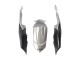 Billige Silber Matt Schwarz 2008-2010 Suzuki GSXR 600 / GSXR 750 Motorrad Verkleidung
