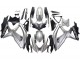 Billige Silber Matt Schwarz 2008-2010 Suzuki GSXR 600 / GSXR 750 Motorrad Verkleidung