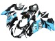 Billige Glänzendes Schwarz Hellblau 2011-2024 Suzuki GSXR 600 / GSXR 750 Motorrad Verkleidung