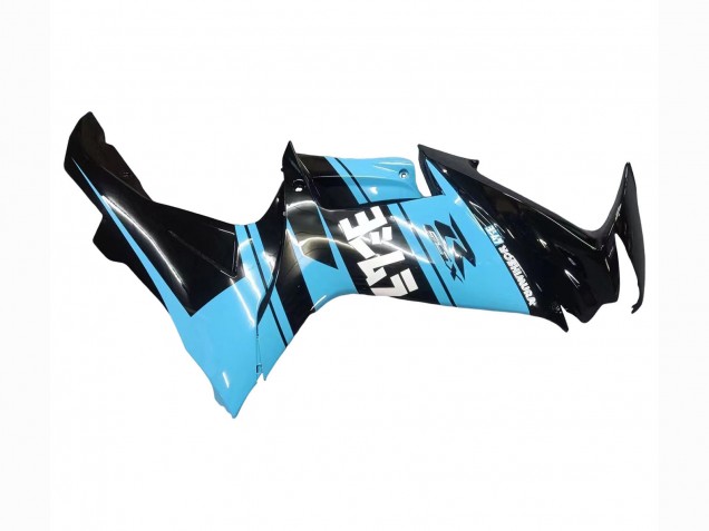 Billige Glänzendes Schwarz Hellblau 2011-2024 Suzuki GSXR 600 / GSXR 750 Motorrad Verkleidung