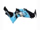 Billige Glänzendes Schwarz Hellblau 2011-2024 Suzuki GSXR 600 / GSXR 750 Motorrad Verkleidung