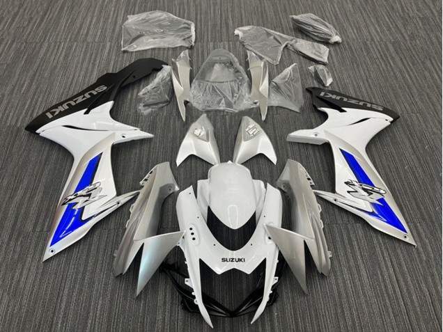 Billige Weiß Silber Blau Schwarz 2011-2024 Suzuki GSXR 600 / GSXR 750 Motorrad Verkleidung